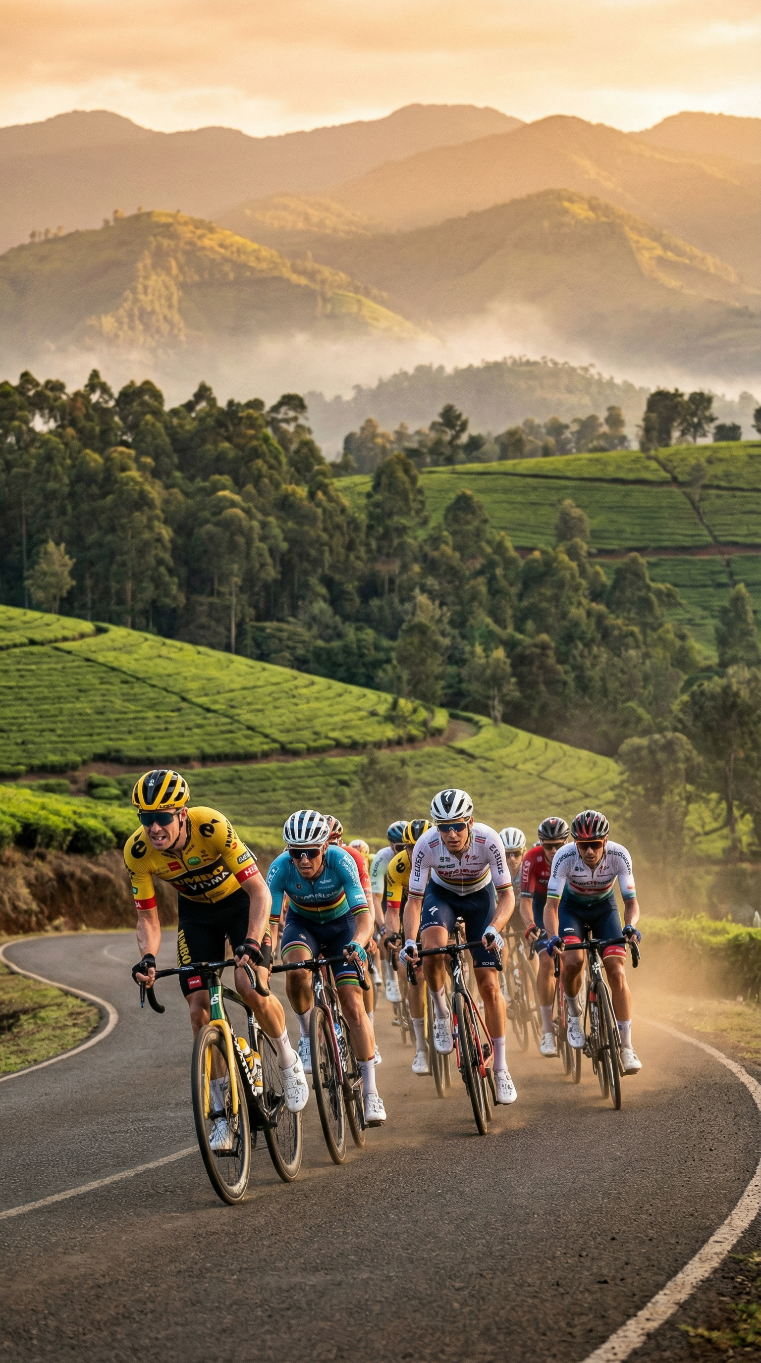 Cycling in Kenya Highlands