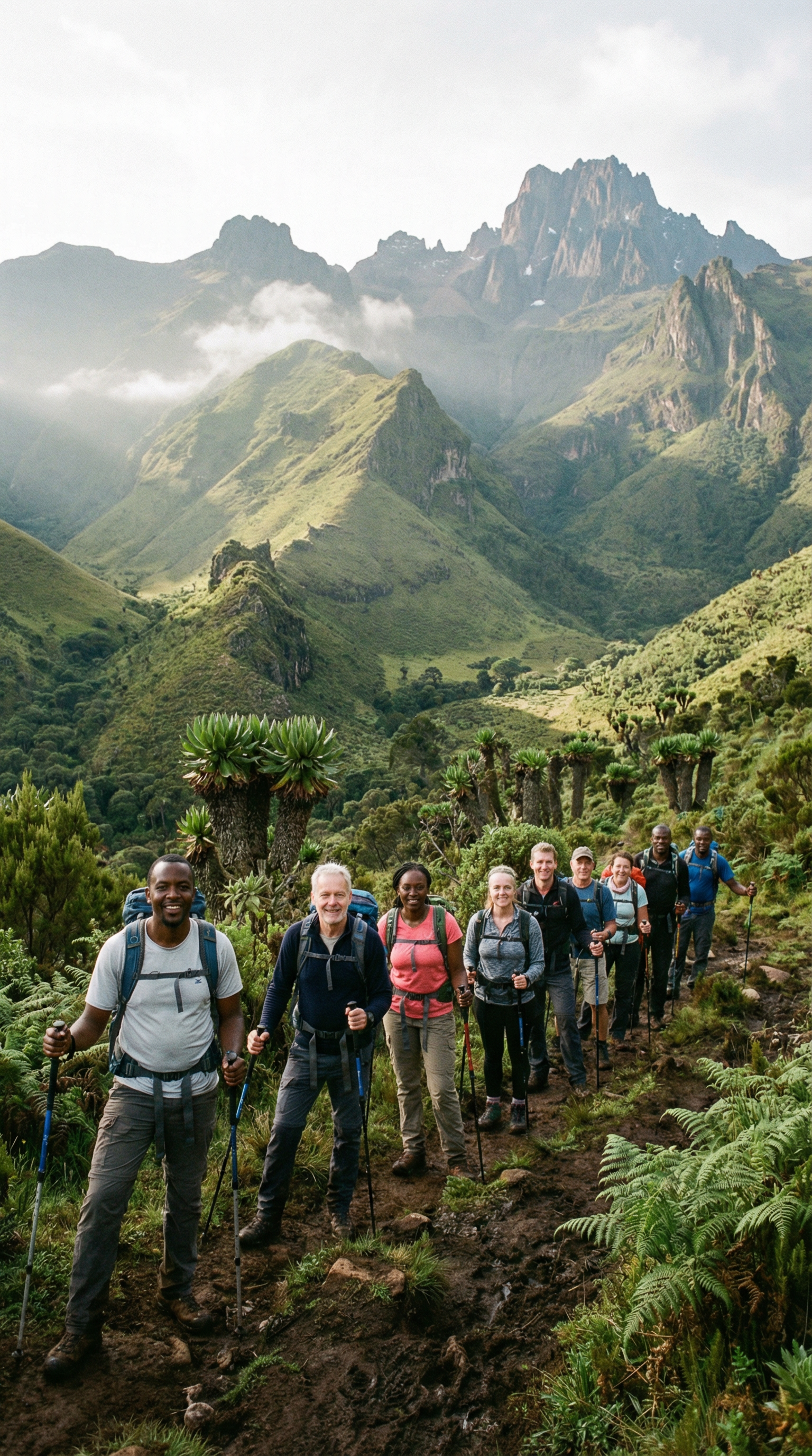 Hiking in Kenya Highlands